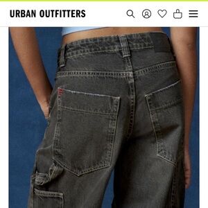 BDG Baggy Bella carpenter jeans, black